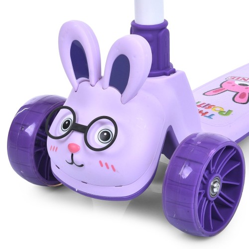 Триколісний самокат iTrike Bunny зі світлом та музикою (JR3-181-V) — 28636