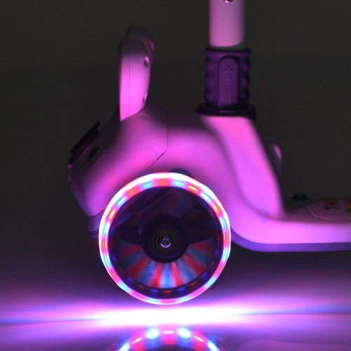 Триколісний самокат iTrike Bunny зі світлом та музикою (JR3-181-V) — 28636