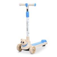 Триколісний самокат iTrike Panda зі світлом та музикою (JR3-177-BL)