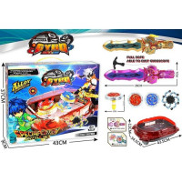 Игровой набор на запуск с ареной, 2 дзиги 2 запускателя (LSD 165 B)