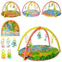 Килимок для немовляти Baby Gymset з брязкальцями, 5 видів (604-4-5-6-7-8B)