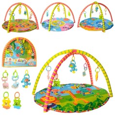 Коврик для младенца Baby Gymset с погремушками, 5 видов (604-4-5-6-7-8B)