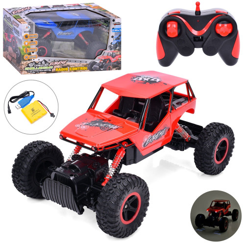 Іграшкова машинка джип на радіокеруванні, світло, музика, 2 кольори (0135)