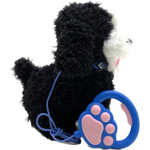 Собачка интерактивная Limo Toy на пульту ходит лает 22см Черная (M 5071 I UA) — 11742