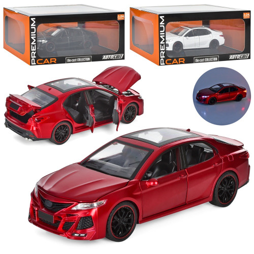 Автомодель машина металева інерційна 1:24 АвтоСвіт, 3 кольори, 20 см (AP-1787)  