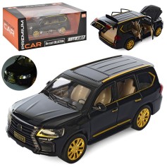 Автомодель Джип металлический инерционный 1:24 АвтоМир, 20 см (AP-1707)