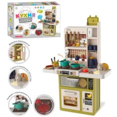 Дитяча кухня Limo Toy з водою, паром, світлом, 55 предметів, 61,2-26,2-88 см (889-243)