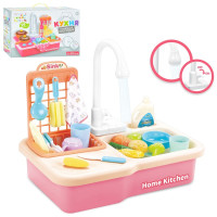 Детская кухня Limo Toy мойка, посуда, продукты, 20 предметов (WD-R24)