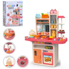 Дитяча кухня Limo Toy з водою, паром, світлом, 65 предметів, 93,5-71-28,5 см (889-162)