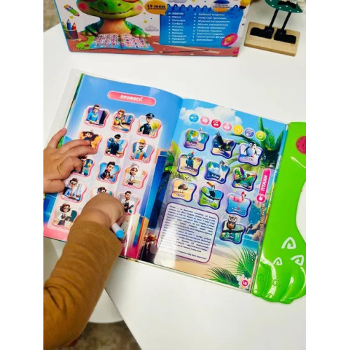 Інтерактивна книга Віммельбух WToys 19 тем, казки, пісні, загадки, скоромовки, сенсорні кнопки (51822) — 25418 Інтерактивна книга Віммельбух WToys 19 тем, казки, пісні, загадки, скоромовки, сенсорні кнопки (51822) — 25418