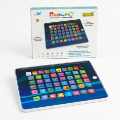 Інтерактивний планшет WToys 7 режимів, LED підсвічування, абетка, цифри, загадки, пісні (09912)