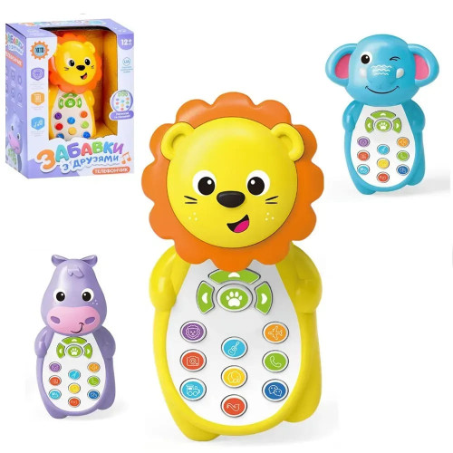 Телефон мобільний навчальний Limo Toy Забавки з друзями, 4 види (M 5773 ABC)