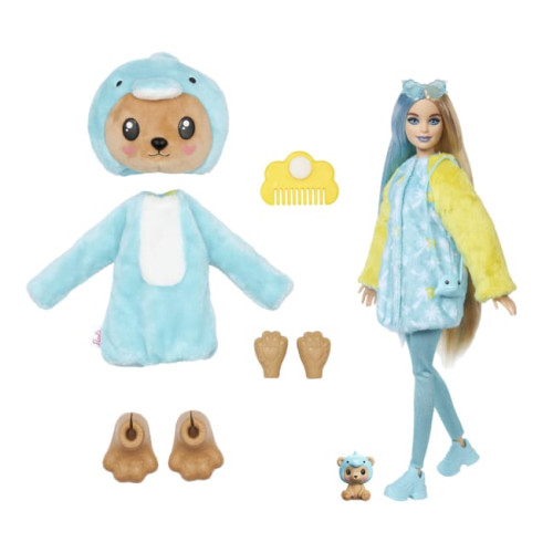 Лялька Barbie Cutie Reveal Ведмежа в костюмі дельфіна (HRK25) — 12633