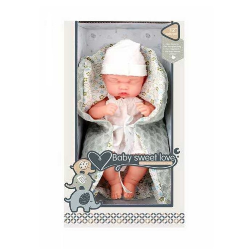 Лялька пупс з пелюшкою в коробці 28 см (S 012-12 B)