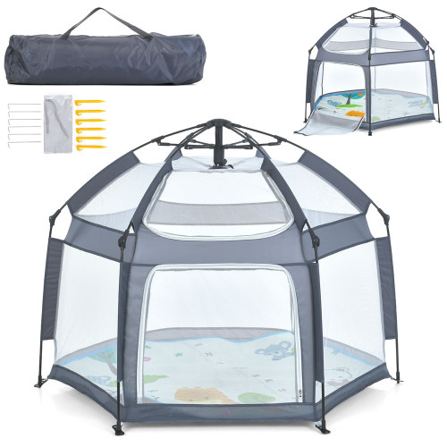 Детская игрушечная палатка домик, каркасная, 146-127-110 см, Silver Mist (MR 1512)