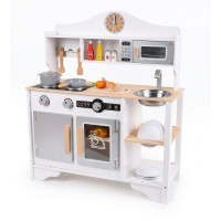 Детская игровая кухня, деревянная, с аксессуарами, 68-26-79 см (C 69826)