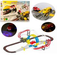 Трек механічний SW7651, світлові та звукові ефекти, 61 деталь, 3 рівні