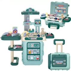 Дитячий ігровий набір лікаря у валізі 3в1 Set Doctor Toys (3683)