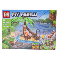 Дитячий конструктор 4в1 Minecraft 87 шт. (MG-1138B)    