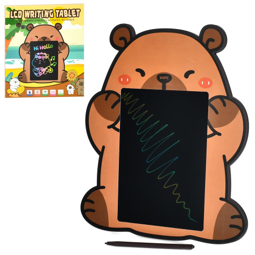 Дитячий LCD планшет Капібара для малювання, 8 дюймів, 27,5-22 см (SMT 0017)