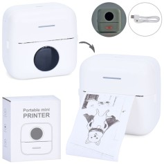 Дитячий термопринтер KDC-0019A, миттєвий друк, аккум, папір, Bluetooth, USBзарядне