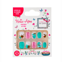Детские накладные ногти Lukky Crazy Spots, многоразовые, 10 шт (T20809)
