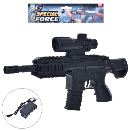 Іграшковий автомат, стріляє водяними та пластиковими кулями з акумулятором (01-1)