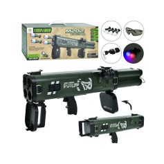 Іграшковий автомат Lehui Toys стріляє м'якими кулями, гранатами, 62 см (M628)