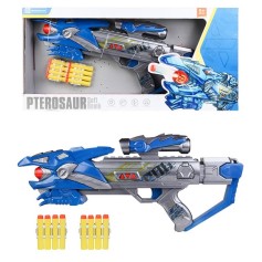 Игрушечное ружье со светом и музыкой, мягкие шары 10 шт (6003A)