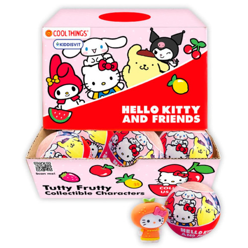 Капсула-сюрприз з фігуркою Hello Kitty Cool Things - Тутті-Фрутті (HK028)