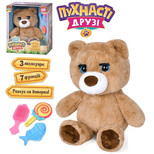 Интерактивная мягкая игрушка Limo Toy Пушистые Друзья Мишка (M 5952 I UA) — 18589