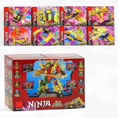 Дитячий конструктор Герої Ninja 8в1, 34-54 елементів (MG 1039)
