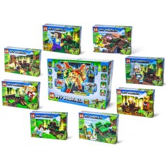 Дитячий конструктор My World Minecraft 9 видів (MG 1132)