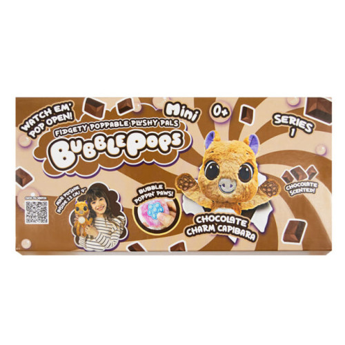 Мягкая игрушка Bubble Pops мини Шоколадная капибара 20 см (2312005/11) — 13215