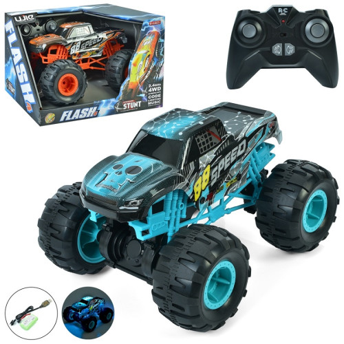 Іграшкова машинка-джип на радіокеруванні, 28 см, р/к2,4G, USB зарядне, 2 кольори (UJ99-F123)