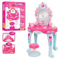 Дитячий косметичний столик-трюмо Limo Toy із стільчиком, 31-44,5-73 см (16693B)