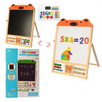 Деревянная доска-мольберт Tree Toys магнитная, счетоводная, 2 вида, 36-49,5-2 см (MD 1028)