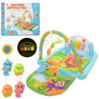 Игровой коврик для младенца с пианино (M 5500)