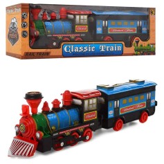 Поезд инерционный Classic Train с прицепом (837)