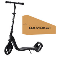Дитячий самокат iTrike з підставкою, чорний (SR 2-082-B)