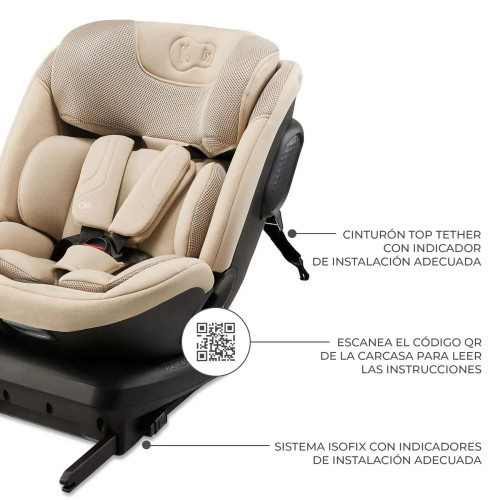 Автокрісло Kinderkraft Xpedition 3 i-Size Beige (KCXPED03BEG0000) — 16145 Автокрісло Kinderkraft Xpedition 3 i-Size Beige (KCXPED03BEG0000) — 16145