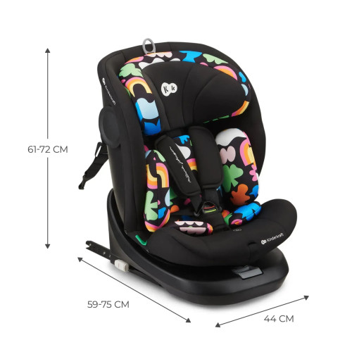 Автокрісло Kinderkraft i-Grow i-Size Happy Shapes (KCIGRO00HAP0000) — 16157