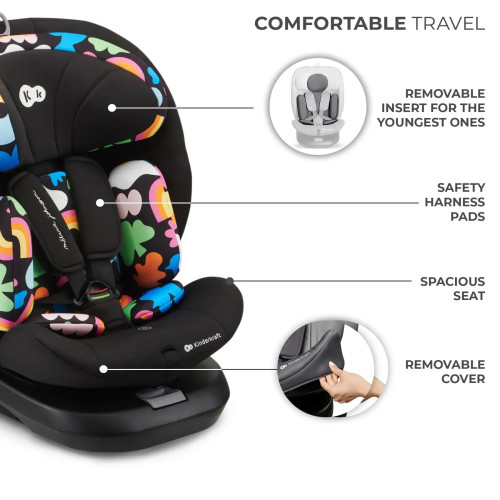Автокрісло Kinderkraft i-Grow i-Size Happy Shapes (KCIGRO00HAP0000) — 16157