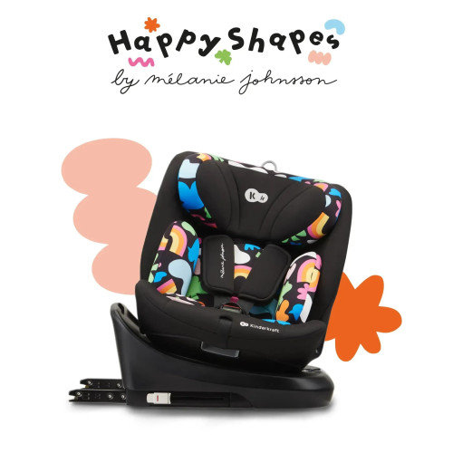 Автокрісло Kinderkraft i-Grow i-Size Happy Shapes (KCIGRO00HAP0000) — 16157