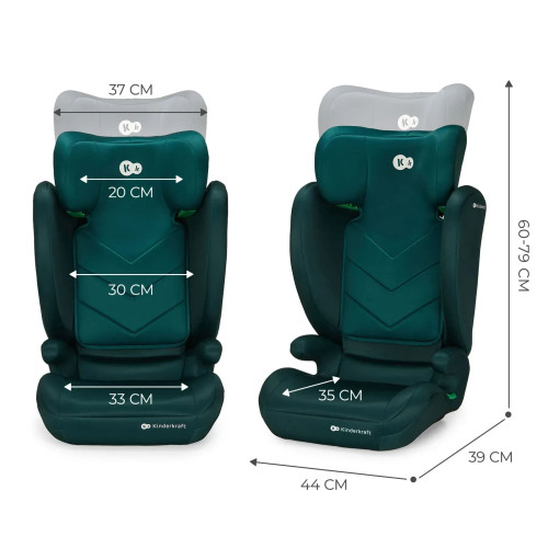 Автокрісло Kinderkraft i-Spark Green (KCISPA00GRE0000) — 16174