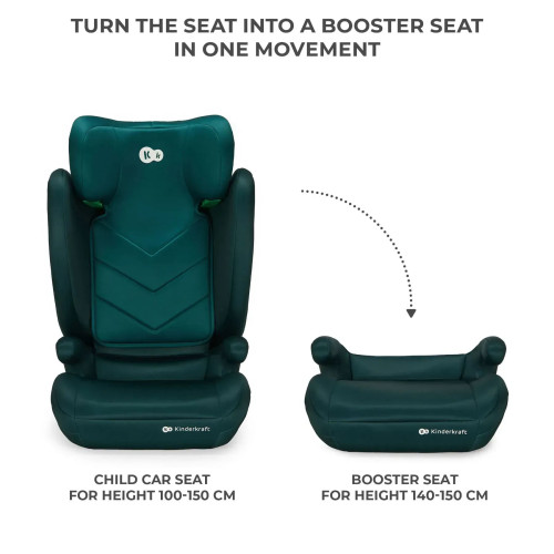 Автокрісло Kinderkraft i-Spark Green (KCISPA00GRE0000) — 16174