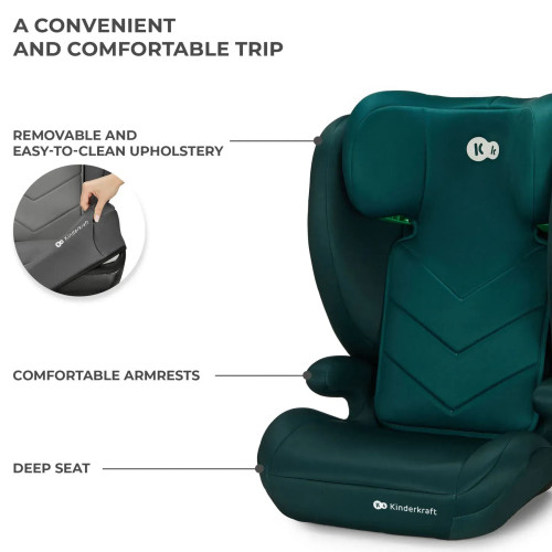 Автокрісло Kinderkraft i-Spark Green (KCISPA00GRE0000) — 16174