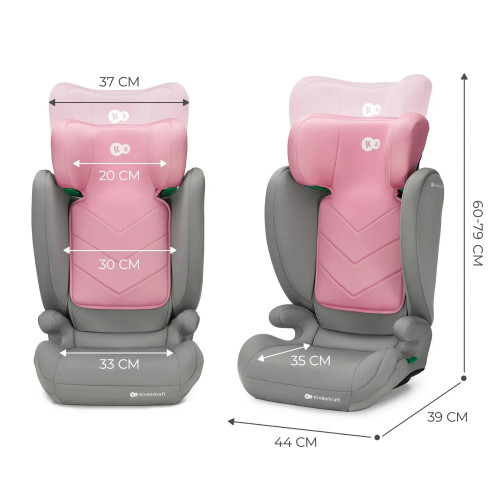 Автокрісло Kinderkraft i-Spark Pink (KCISPA00PNK0000) — 16176 Автокрісло Kinderkraft i-Spark Pink (KCISPA00PNK0000) — 16176