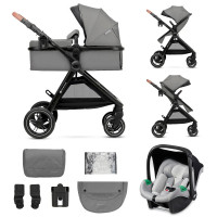 Універсальна коляска 3 в 1 Kinderkraft Esme Moonlight Grey (KSESME00GRY3000)