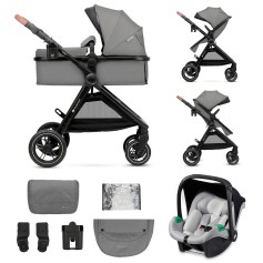 Універсальна коляска 3 в 1 Kinderkraft Esme Moonlight Grey (KSESME00GRY3000)